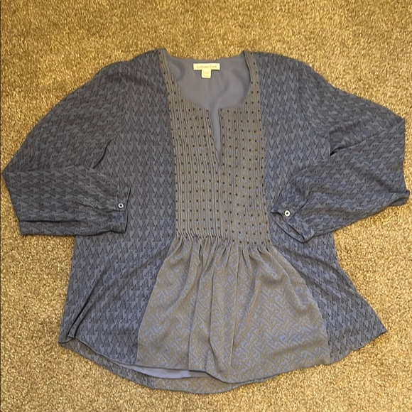 Coldwater Creek Tops - Cold Water Creek Dusky Blue/Lavender‎ Blouse Medium